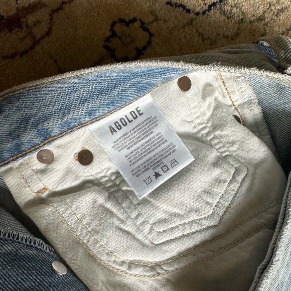 AGOLDE Lana Mid Rise Straight Jeans - Picture 8 of 11